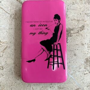 Retro Audrey Hepburn Business CreditCard Holder Wallet 
Vintage Radio Days